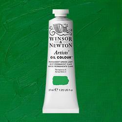 Winsor & Newton Artists' Oil Colour Paint - (1.25oz/37ml) Permanent Green Light