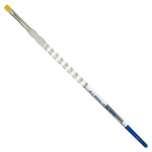 Royal Langnickle Soft-Grip Golden Taklon Brush - Long Handle, Flat #2