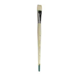 Daler Rowney Robert Simmons Signet Bristle Brush - Bright, Long Handle, Size 12  DR222141012