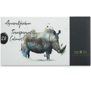 FineTec Aquarellfarben Transparent Watercolors 24Pan Set  FTLT24