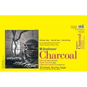Strathmore 300 Series Charcoal Paper Pad 11" x 17" -  (32 sheets, 64lb) Tape Glue Bound