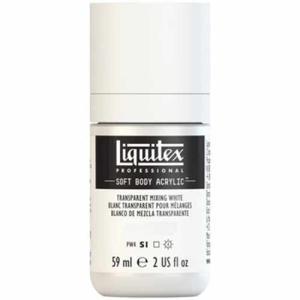 Liquitex Professional Soft Body Acrylic Paint - (2oz/59ml) Transparent Mixing White