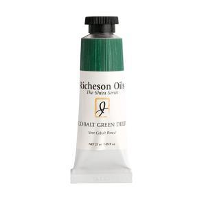 Richeson Shiva Series Oil Paint - (1.25oz/37ml) Cobalt Green Deep