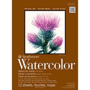 Strathmore 400 Series Watercolor Pad 5.5" x 8.5" - (12 Sheets, 140lb) Cold Press