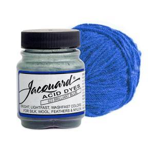 Jacquard Acid Dyes for Protein and Synthetic Fibers - (.5oz) Brilliant Blue