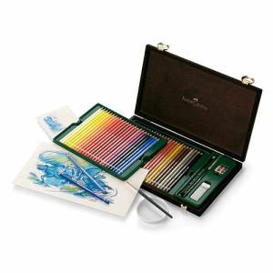 Faber Castell Albrecht Durer Watercolor Pencil Set with Wooden Storage Case- 48ct