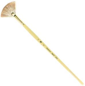Princeton Imperial 6600 Series Brush for Oil & Acrylic - Long Handle Fan #12