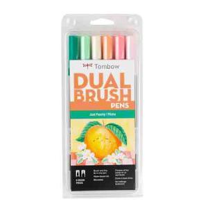 Tombow Dual Brush Pen Set - Just Peachy 6pk  56239