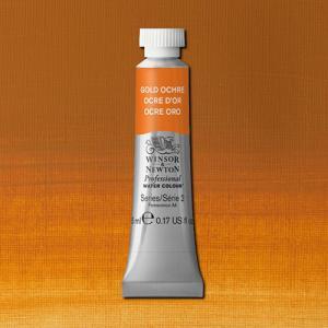 Winsor & Newton Professional Water Colour – (.17oz/5ml) Gold Ochre