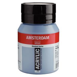 Royal Talens Amsterdam Acrylic Paint - (16.9oz/500ml) Greyish Blue