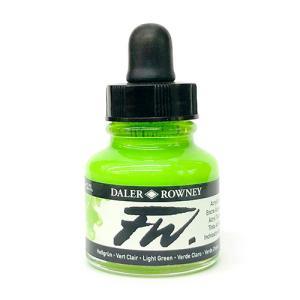 Daler Rowney FW Acrylic Artists Ink - (1oz bottle)- Light Green 348