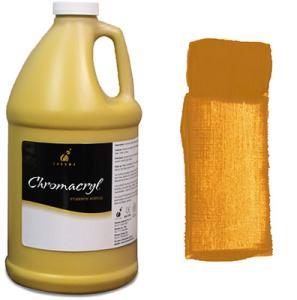 Chromacryl Acrylic Paint – 2 Liter (67.7oz)- Yellow Oxide