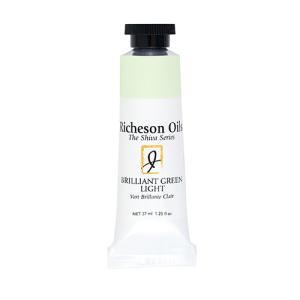 Richeson Shiva Series Oil Paint - (1.25oz/37ml) Brilliant Green Light