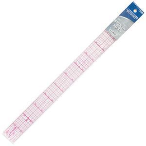Westcott 8ths Graph Beveled Ruler 1in x 12in