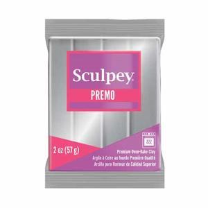 Sculpey Premo Oven-Bake Clay (2oz bar) - Silver
