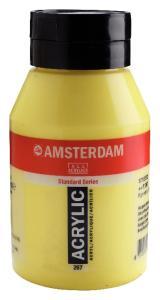 Royal Talens Amsterdam Acrylic Paint - (33.8oz/1000ml) 267 Azo Yellow Lemon