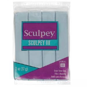 Sculpey III Oven-Bake Clay (2oz bar) - Artic Blue