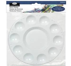 Royal Langnickel Essentials Plastic Round Paint Palette  - 10 Wells R10WELLP