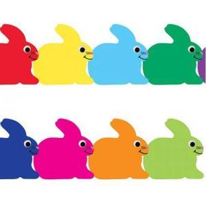 Hygloss Borders 3" x 36" - (12 Pack) Bunnies