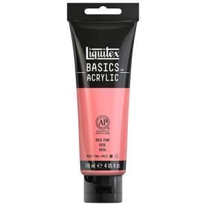 Liquitex Basics Acrylic Paint - (4oz/118ml) Rose Pink