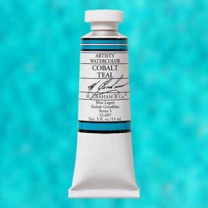 M. Graham & Co. Watercolor Paint – (0.5oz/15ml) Cobalt Teal