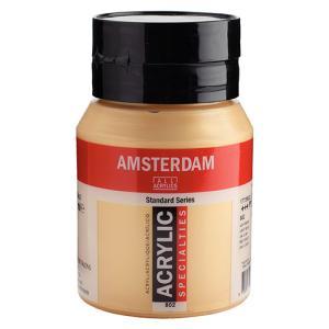 Royal Talens Amsterdam Acrylic Paint - (16.9oz/500ml) Light Gold