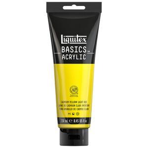 Liquitex Basics Acrylic Paint - (8.5oz/250ml) Cadmium Yellow Light Hue