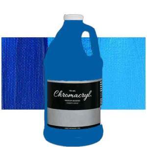 Chromacryl Acrylic Paint  2 Liter (67.7oz)- Neon Blue