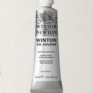 Winsor & Newton Winton Oil Colour Paint - (1.25oz/37ml) Soft Mixing White