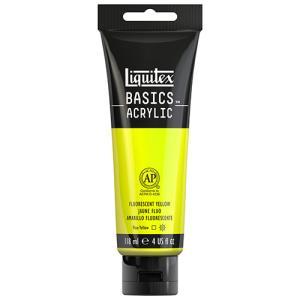 Liquitex Basics Acrylic Paint - (4oz/118ml) Fluorescent Yellow