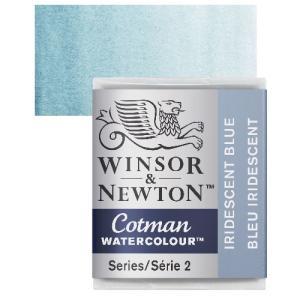 Winsor & Newton Cotman Half Pan Watercolor - Iridescent Blue 0301472