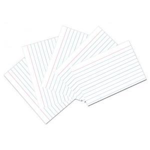 Pacon Ecology Ruled Index Cards 3" x 5" - (100 Pack)