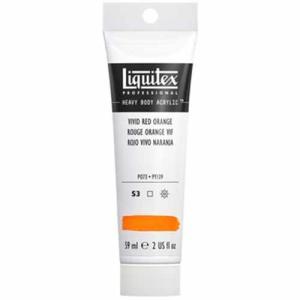 Liquitex Professional Heavy Body Acrylic Paint - (2oz/59ml) Vivid Red Orange