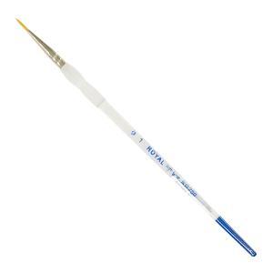 Royal Langnickel Soft-Grip Gold Taklon Brush - Short Handle, Round #1