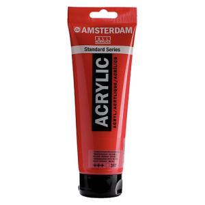Royal Talens Amsterdam Acrylic Paint - (250ml) Transparent Red Medium