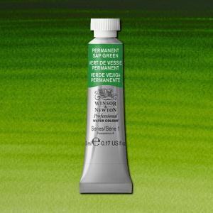 Winsor & Newton Professional Water Colour – (.17oz/5ml) Permanent Sap Green