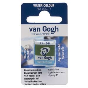 Royal Talens Van Gogh Water Colour Half Pan - Hooker Green Light
