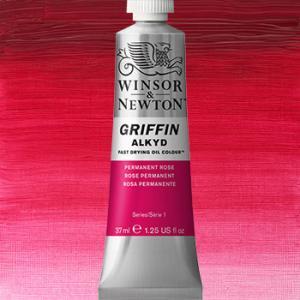 Winsor & Newton Griffin Alkyd Oil Paint - (1.25oz/37ml) Permanent Rose
