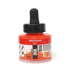 Royal Talens Amsterdam Acrylic Ink - (1oz/30ml) Reflex Orange