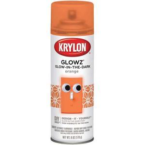Krylon Glowz Glow-in-the-Dark Spray Paint - (6 Ounces) Orange