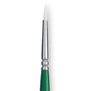 Princeton Summit 6100 Series White Synthetic Long Handle Brush for Oil & Acrylic - Round 1