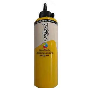 Daler Rowney System3 Fluid Acrylics Cadmium Yellow Hue -500ml Bottle 139500620