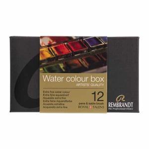 Rembrandt Professional Watercolor Pans Set / Metal Tin  - 12 pans  05838612