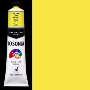 Chroma's Jo Sonja Fine Artists' Acrylic Paint - (2.5oz/75ml) Yellow Light 049