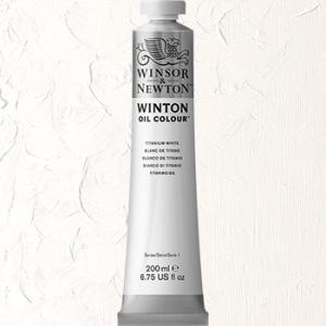 Winsor & Newton Winton Oil Colour Paint - (6.75oz/200ml) Titanium White