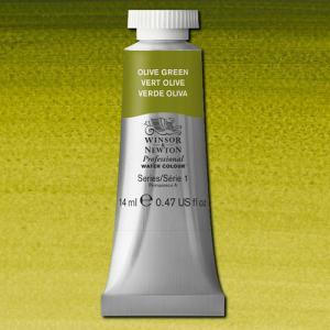 Winsor & Newton Professional Water Colour – (.47oz/14ml) Olive Green