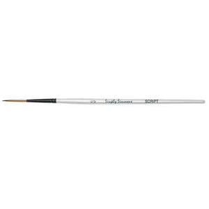 Daler Rowney Simply Simmons Mixed Media Brush - Short Handle, Script Liner, Size 3 DR255050003