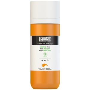 Liquitex Professional Soft Body Acrylic Paint - (32oz/946ml) Cadmium-Free Orange
