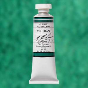 M. Graham & Co. Watercolor Paint – (0.5oz/15ml) Viridian