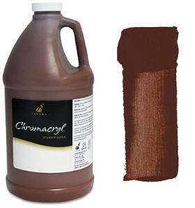 Chromacryl Acrylic Paint – 2 Liter (67.7oz)- Burnt Sienna